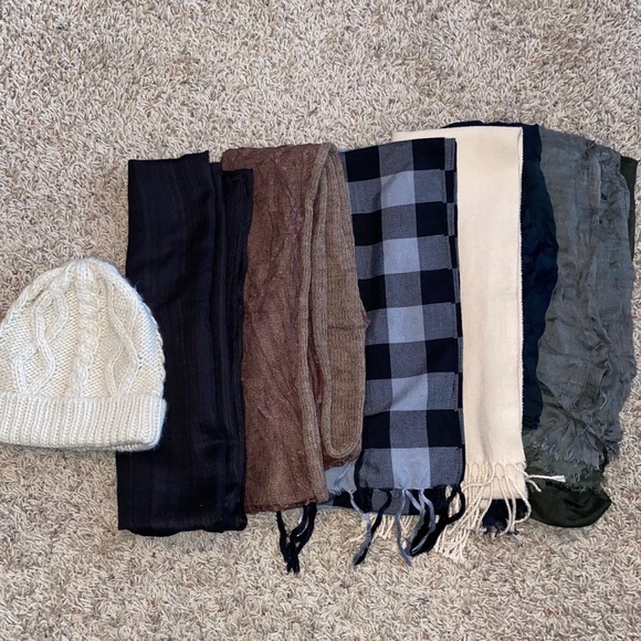 Neutral Colored Scarf Lot - Picture 2 of 6